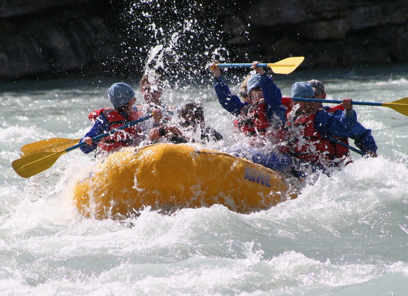 Athabasca Falls: Klasse 2 White Water Rafting-eventyr