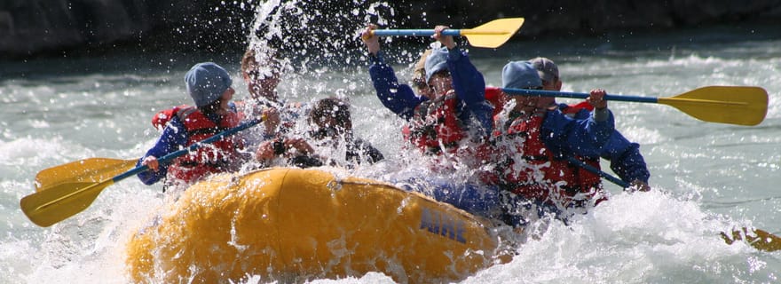 Chutes d'Athabasca : Aventure de rafting en eaux vives de classe 2