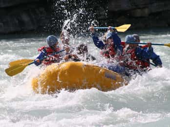Athabasca Falls: Klasse 2 White Water Rafting-Abenteuer Athabasca Falls: Klasse 2 White Water Rafting-Abenteuer