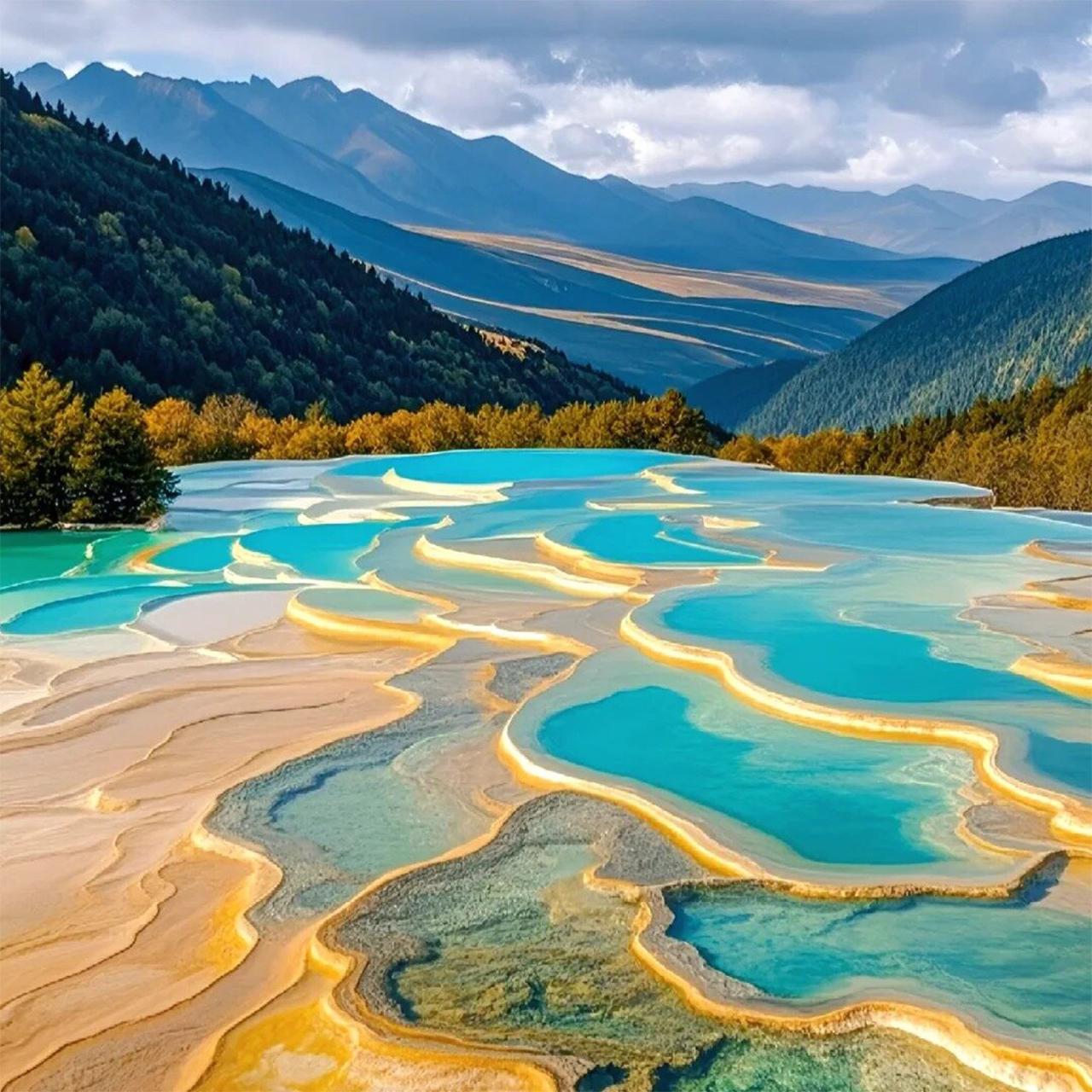 Chengdu: 3-tägige Tour nach Jiuzhaigou und Huanglong mit Zug