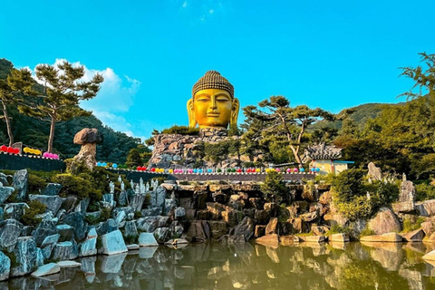 Seoul: Waujeongsa-tempel, oud fort en dramaparktourSeoul: Waujeongsa-tempel, oude vesting en Drama Park Tour