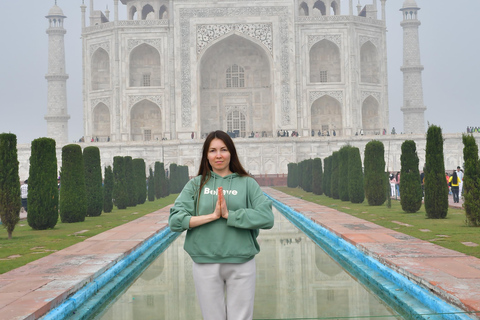 Same Day Taj Mahal and Agra Day Tour from Delhi by Car From Agra: Tour with Air-Conditioned Car, Driver, and Guide