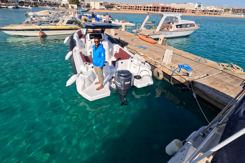 Hurghada : Excursion en bateau rapide à Turtle Bay avec plongée en apnée