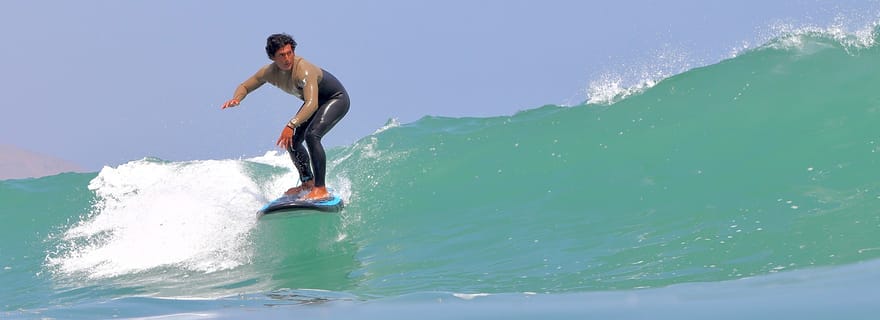 Expérience de surf à Lima