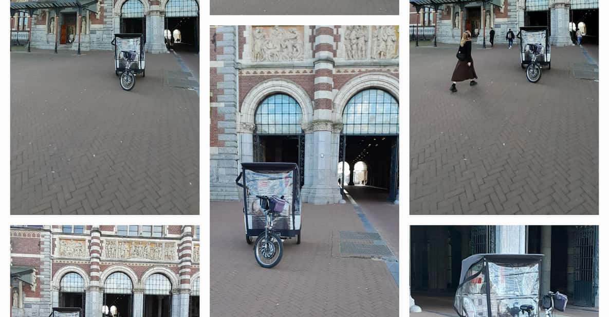 Afbeelding 6 van Amsterdam: Privé stadstour met gids per fietstaxi