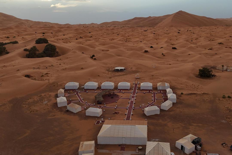 Fez To Marrakech: Private 4-Day Via-Merzouga & Luxury Camp. Fez To Marrakech: 4-Day Private premium Trip & Luxury camp.