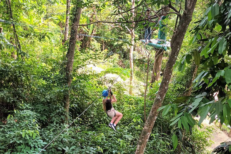 Phuket: Jungle Xtrem Avonturen en Zipline ParkAvontuur voor gevorderden met 45 platforms