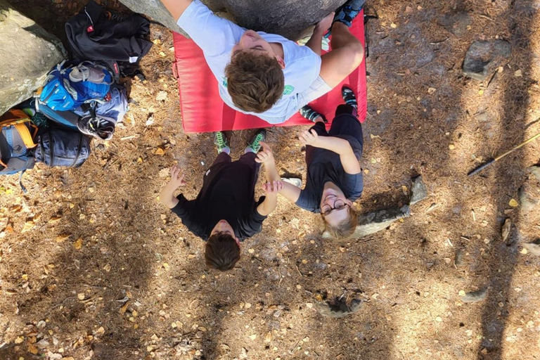 Climb in Fontainebleau from Paris with a certified guide