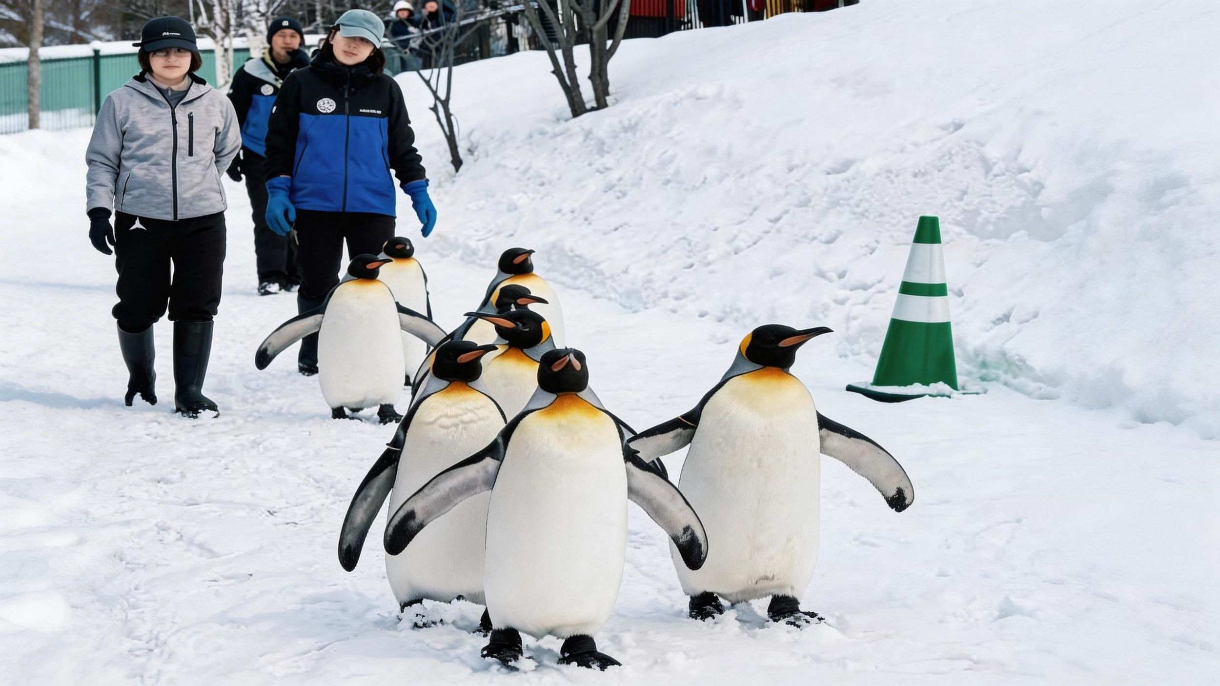 Von Sapporo: Asahiyama Zoo & Biei Blue Pond Tagestour