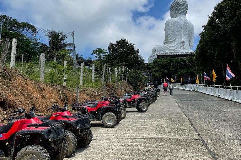 Phuket: Panoramiczna przygoda na quadach i tyrolce1-godzinne doświadczenie ATV i 18-platformowa tyrolka