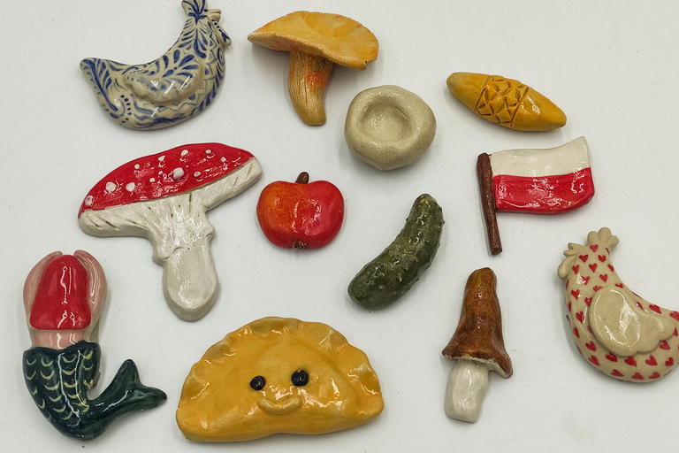 Warsaw: Polish Culture Ceramic Magnet Workshop