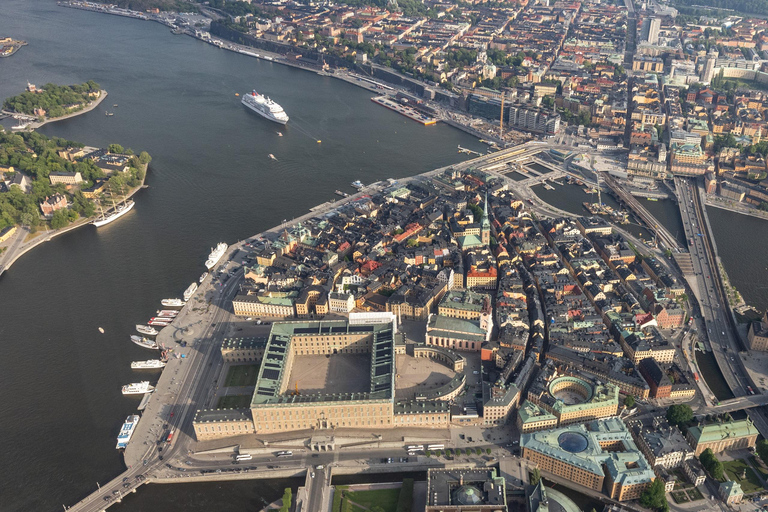 Stockholm Helicopter Tour with Lunch at Grinda