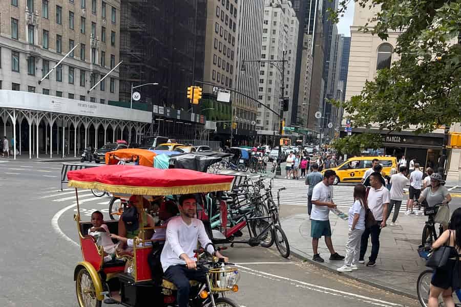 Central Park: Geführte Rikscha-Tour mit Fotostopps. Foto: GetYourGuide