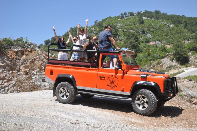 Antalya: Jeepsafari-avontuur van een hele dag met lunch