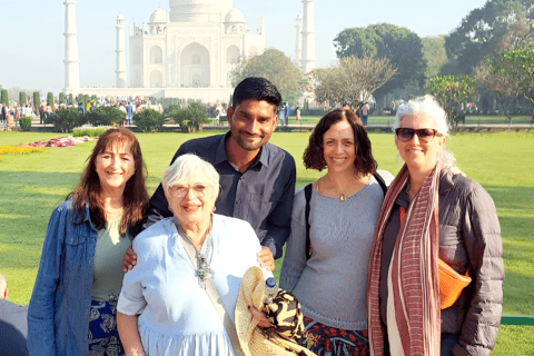 Agra: Taj Mahal & Mausoleum with Skip-the-Line Entry & Guide Tour With Professional Guide and Ac Car Entrance Ticket