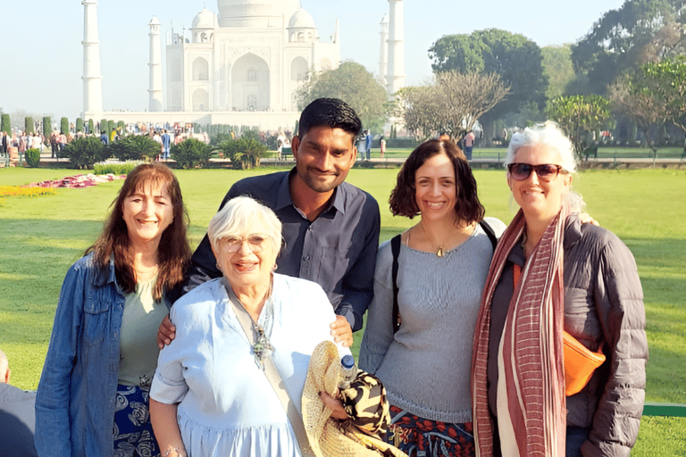 Agra: Taj Mahal & Mausoleum with Skip-the-Line Entry & Guide Tour With Professional Guide and Ac Car Entrance Ticket