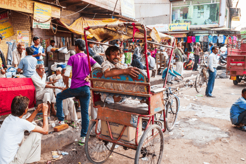 Visite du bidonville d'Old Delhi