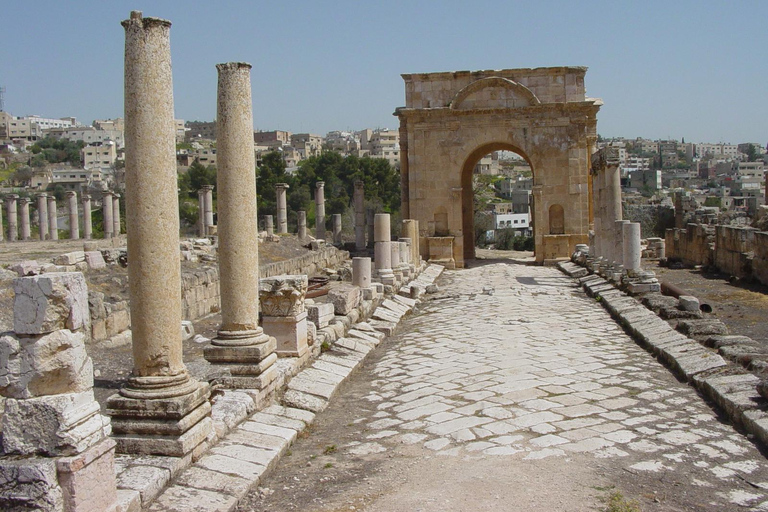 Från Amman : Jerash halvdagsutflyktTransport och inträdesbiljetter