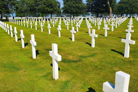 Tour privato a piedi della spiaggia di Omaha e del cimitero di Colleville