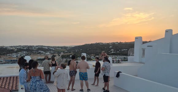 Albufeira&#39;s Only Sunset, Pool & Silent Disco Experience