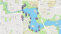 Lago di Wascana, Smartphone Audio Tour guidato a piedi - Hizvo