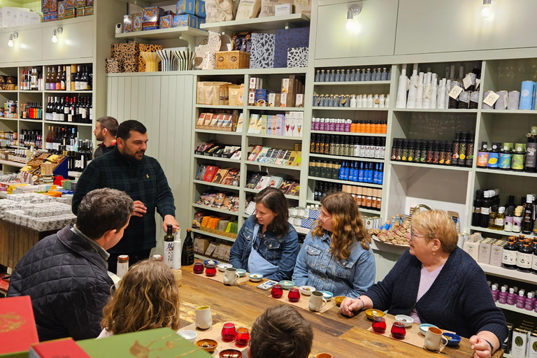 Dégustation d'huile d'olive Olicatessen à Thessalonique