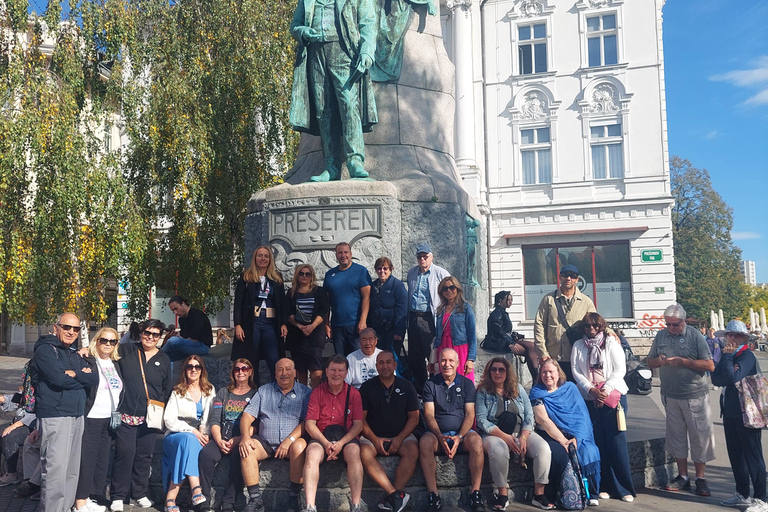 Erkunde Ljubljana mit einem lizenzierten Tourguide (kleine Gruppen)