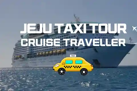 Escursione a terra di Jeju Cruise Tour privato in taxi Noleggio auto