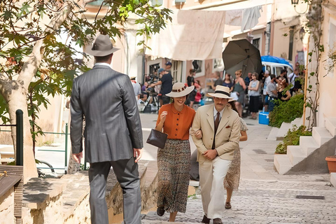 The Durrells i Korfu stad Filminspelning TourFilminspelning av The Durrells i Korfu stad