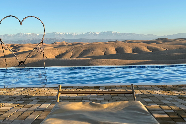 Pase de un día en el desierto de Agafay : Piscina y almuerzo