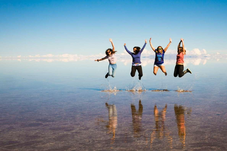 Z Uyuni: Uyuni Salt Flats z wyspą Incahuasi - cały dzień