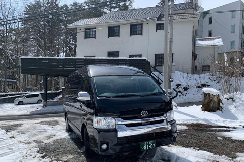 Hakuba: Private transfer from/to Tokyo/HND by minibus max 9 Transfer from Hakuba to Tokyo/HND by minibus max for 9 pax