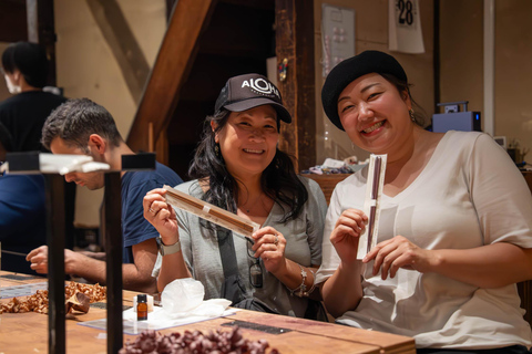 Kyoto: Chopstick Making Workshop at HASHI LAB Near Kyoto Station：Chopstick Making for Families & Couples