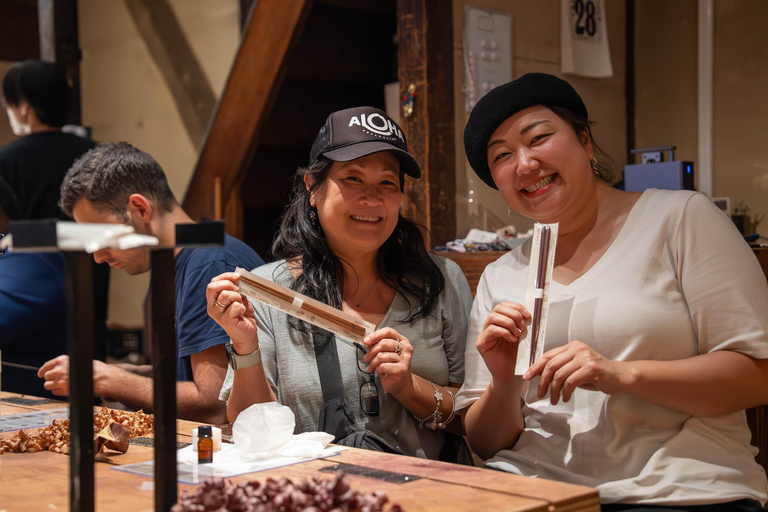 Kyoto: Chopstick Making Workshop at HASHI LAB Near Kyoto Station：Chopstick Making for Families & Couples