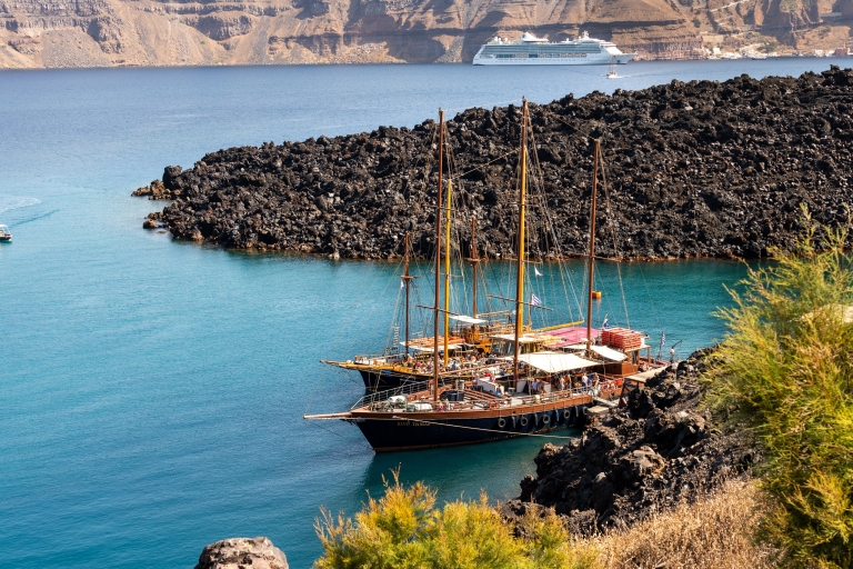 Santorin: Vulkaninsel-Bootstour und Heiße QuellenBootsfahrt ohne Hoteltransfers - Ohne Besuch in Oia