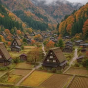 De Quioto/Osaka: passeio privado por Shirakawa e Takayama