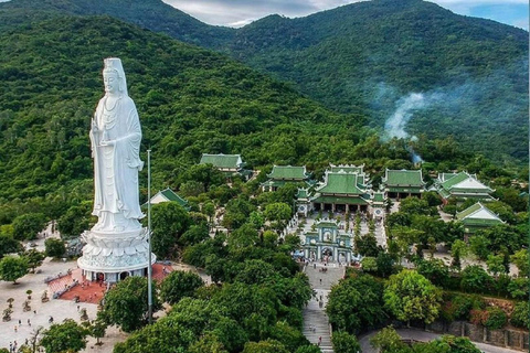 Senhora Buda na Montanha dos Macacos: Traslado de Hue para/de Hoi AnHoi An a Hue via Pagode Linh Ung na Montanha dos Macacos e muito mais