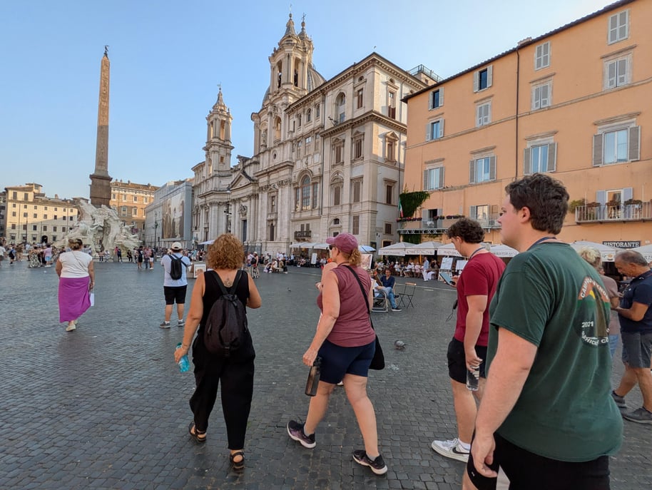 Rom: Navona, Pantheon, Trevi-Brunnen & Spanische Treppe – Tour bei Sonnenuntergang Rom: Navona, ...