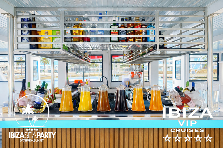 Ibiza: VIP Catamaran Party with DJ, Open Bar, Paella, and Nightclubs STANDARD TICKET