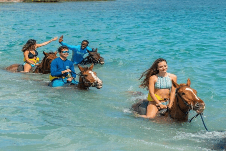 ATV, Bamboo Rafting & Horseback Ride Tour From Montego Bay ATV, Bamboo Rafting & Horseback Ride Combo