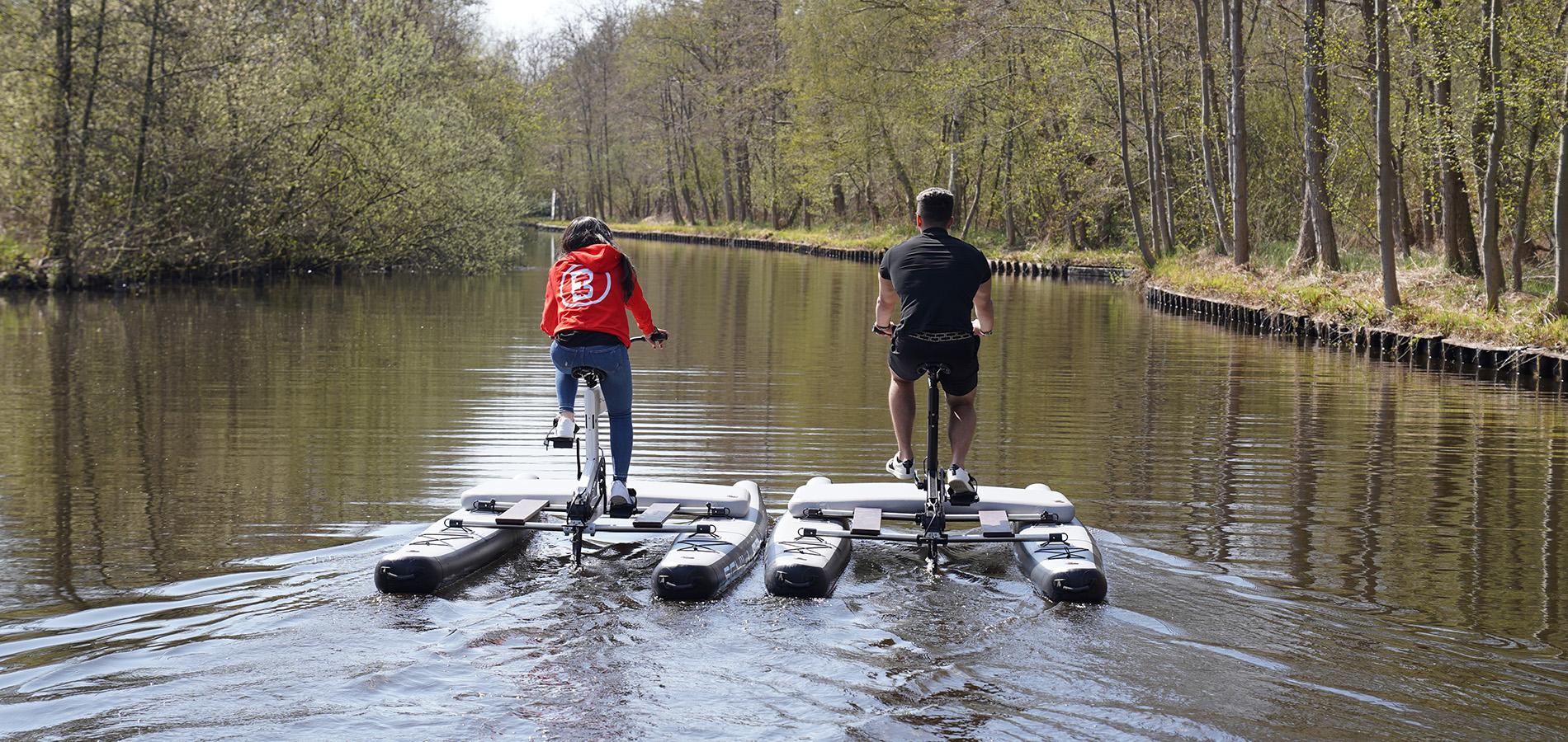 Harderwijk: Wasserfahrrad-Erlebnis mit dem Schillerbike