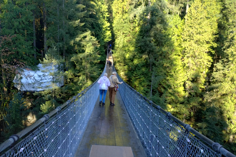 4Tour:Capilano Suspension Br/CAR/Small GROUP+Lake+Dam+Hacher