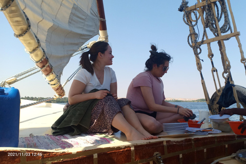 Aswan to Luxor: 3-Nights Felucca Sail to El Silsila, Luxor
