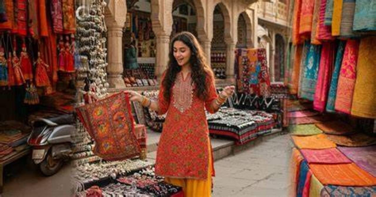 Markttour durch Jaipur: Edelsteine, Textilien, Teppiche und Blockdrucke