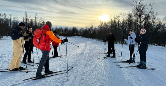 Tromsø: Beginner Cross-Country Ski Course with Transfer