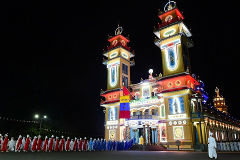 HCM City: Black Virgin Mountain, Cao Dai temple & Cu Chi Private Tour & Private Car & Guide