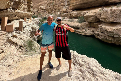 Shared Wadi Shab, Bimmah Sinkhole & Fins Beach