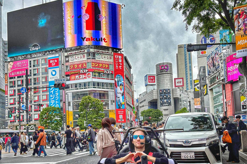Tokyo: Shibuya & Tokyo Landmarks Guided Drive Tokyo Shibuya Night Drive Experience