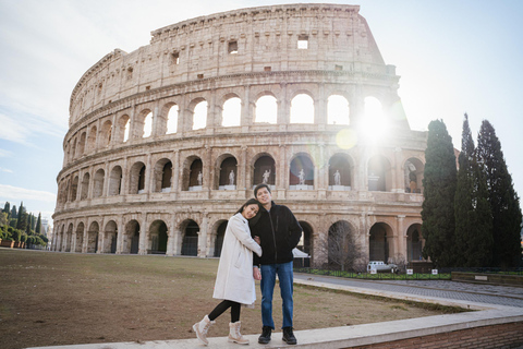 Rome: Private Editorial Shoot at Trevi Fountain or Colosseum Early Morning Trevi Fountain: 30-Minute Private Shoot