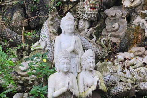 Da Nang : montagne de marbre, pont du Dragon, plage en moto